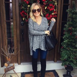 Knit tunic sweater